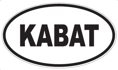 KABAT - Oval Sticker