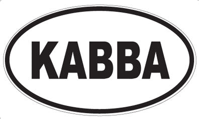 KABBA - Oval Sticker