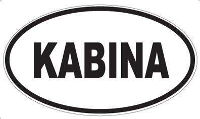 KABINA - Oval Magnet