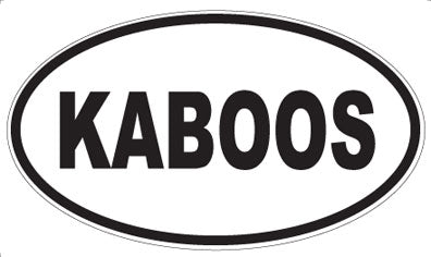 KABOOS - Oval Magnet