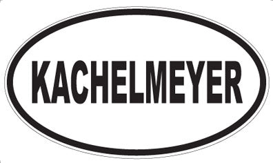 KACHELMEYER - Oval Magnet