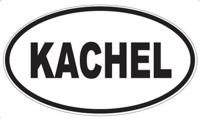 KACHEL - Oval Magnet
