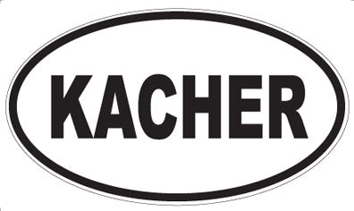 KACHER - Oval Magnet