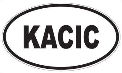 KACIC - Oval Magnet