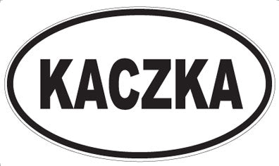 KACZKA - Oval Magnet