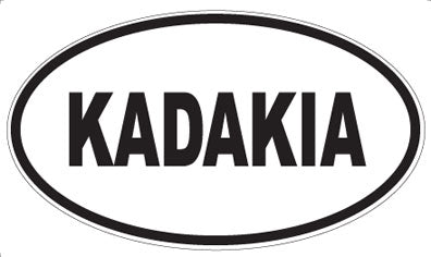KADAKIA - Oval Sticker