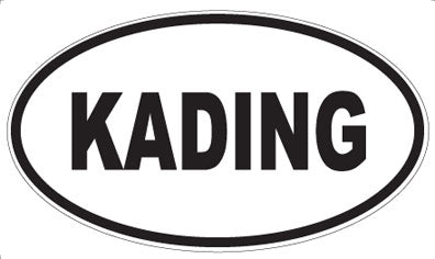 KADING - Oval Magnet