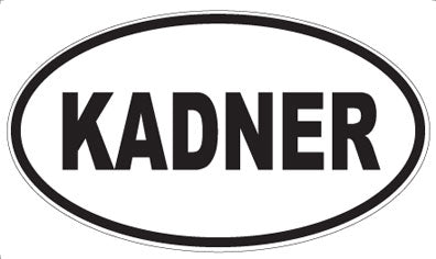 KADNER - Oval Magnet