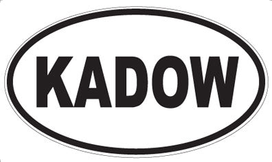 KADOW - Oval Sticker