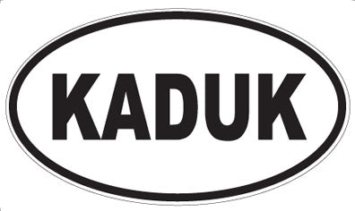 KADUK - Oval Sticker