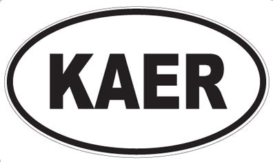 KAER - Oval Magnet