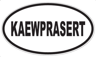 KAEWPRASERT - Oval Magnet