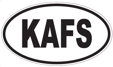 KAFS - Oval Sticker