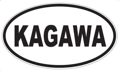 KAGAWA - Oval Sticker