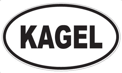 KAGEL - Oval Sticker