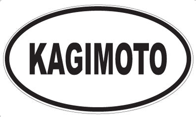 KAGIMOTO - Oval Sticker