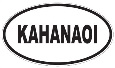 KAHANAOI - Oval Magnet