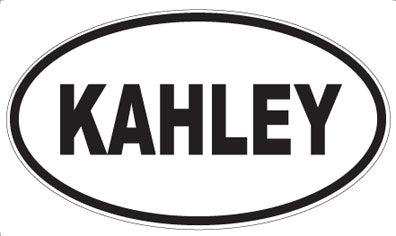 KAHLEY - Oval Magnet