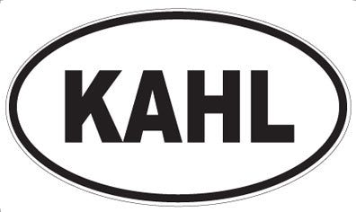 KAHL - Oval Magnet