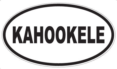 KAHOOKELE - Oval Magnet