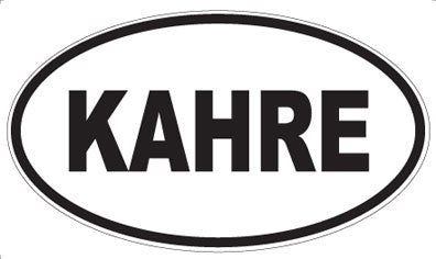 KAHRE - Oval Magnet