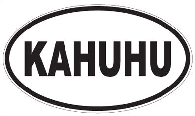 KAHUHU - Oval Magnet