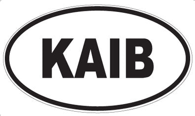 KAIB - Oval Magnet