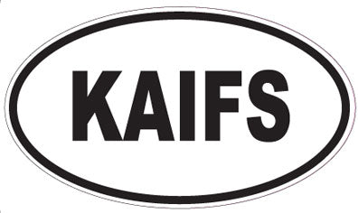 KAIFS - Oval Sticker