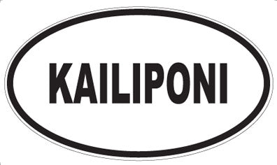 KAILIPONI - Oval Magnet