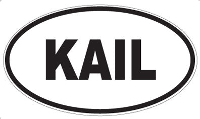 KAIL - Oval Magnet