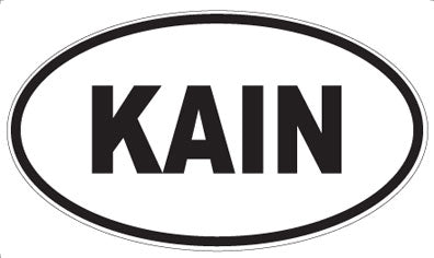 KAIN - Oval Magnet