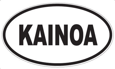 KAINOA - Oval Sticker