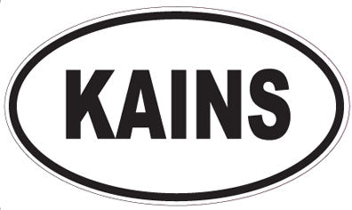 KAINS - Oval Magnet