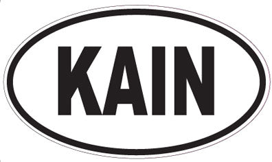 KAIN - Oval Sticker