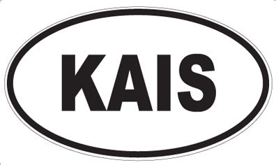 KAIS - Oval Sticker