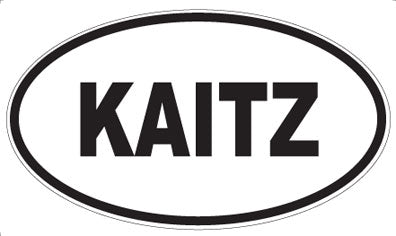 KAITZ - Oval Magnet