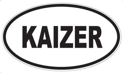 KAIZER - Oval Magnet
