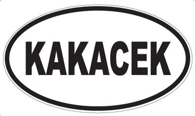 KAKACEK - Oval Magnet