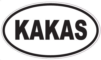 KAKAS - Oval Sticker