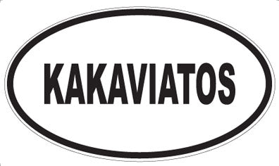 KAKAVIATOS - Oval Magnet