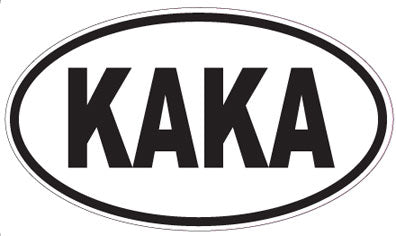 KAKA - Oval Sticker