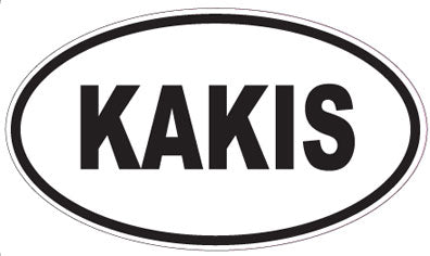 KAKIS - Oval Sticker