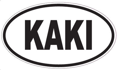 KAKI - Oval Sticker