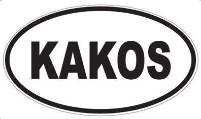 KAKOS - Oval Magnet