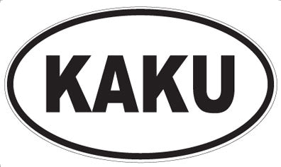 KAKU - Oval Sticker