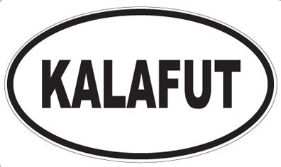 KALAFUT - Oval Sticker