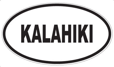 KALAHIKI - Oval Magnet