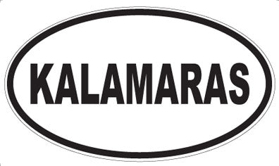 KALAMARAS - Oval Magnet