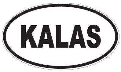 KALAS - Oval Sticker