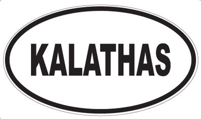 KALATHAS - Oval Sticker